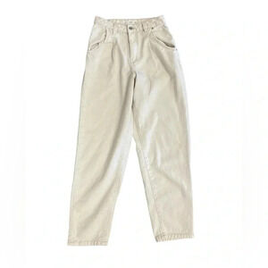 MNG Cream Wide Leg Balloon Fit High Rise Jeans Size  26